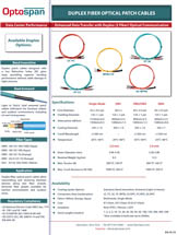 Duplex Patch Cables Data Sheet