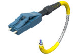 Single-mode Steel Armored Patch Cable w/OptoLock Duplex SC/LC (Uniboot) Connectors