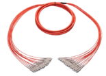 12 Strand Plenum Breakout Cable Multimode 62.5/125 SC-SC Connectors