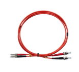 ST-LC Plenum Fiber Optic Cable 62.5/125 Multimode Duplex